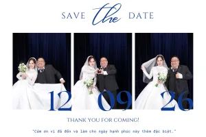 Frame photobooth đám cưới thiết kế riêng
