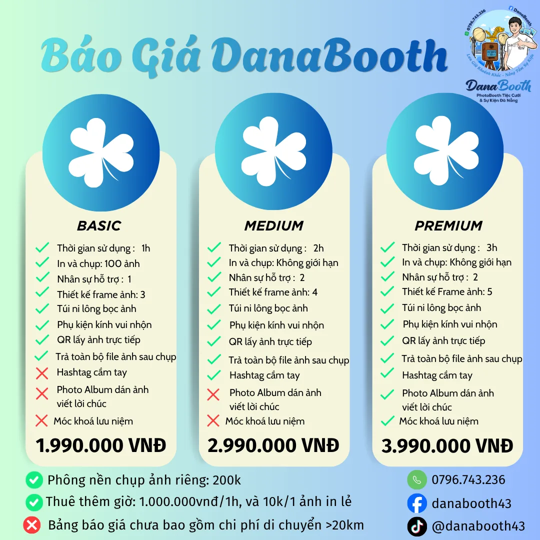 Báo giá photobooth đà nẵng
